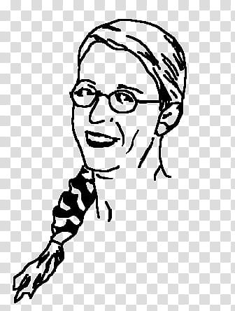 My favorite person in lines, illustration of person wearing eyeglasses transparent background PNG clipart
