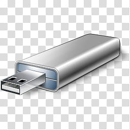 Vista RTM WOW Icon , Removable Storage, grey flashdrive icon transparent background PNG clipart