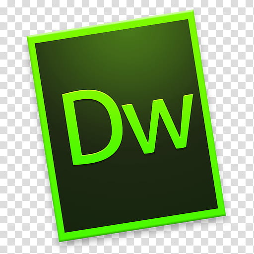 Adobe CC Tilt Rectangle, green Dw icon illustration transparent background PNG clipart