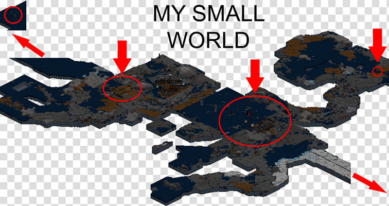 my small Minecraft world / WARNING ITS BIG transparent background PNG clipart