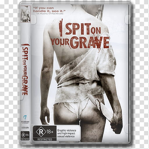 DvD Case Icon Special , I Spit on your Grave DvD Case transparent background PNG clipart
