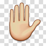 high five emoji transparent background PNG clipart