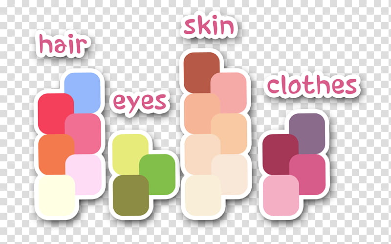 OC Saki palette transparent background PNG clipart