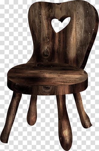 brown wooden chair transparent background PNG clipart