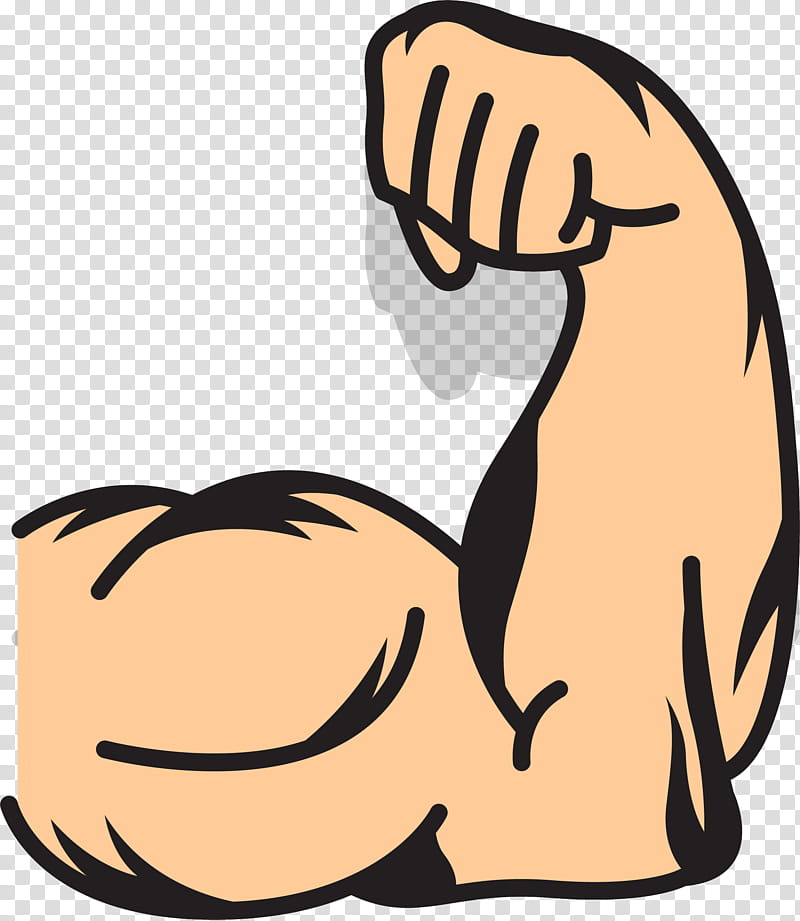 Muscle Finger, Biceps, Arm, Muscle Arms, Cartoon, Thumb transparent background PNG clipart