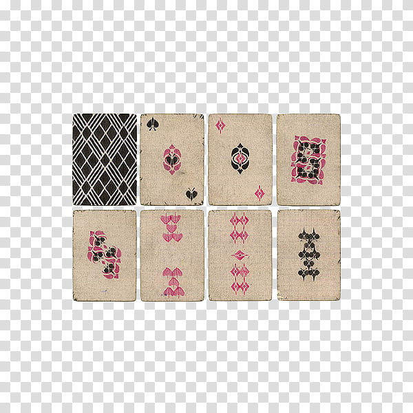 , eight assorted playing cards transparent background PNG clipart