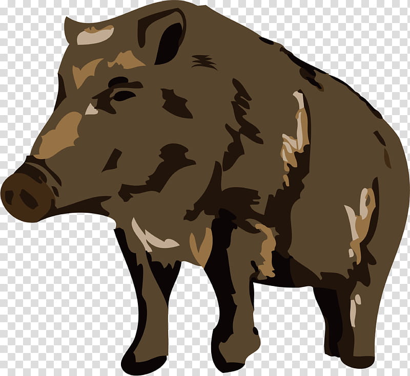 Japanese New Year Card Boar, Wild Boar, Pig, Painting, Music, Sexagenary Cycle, Animal Figure, Tapir transparent background PNG clipart