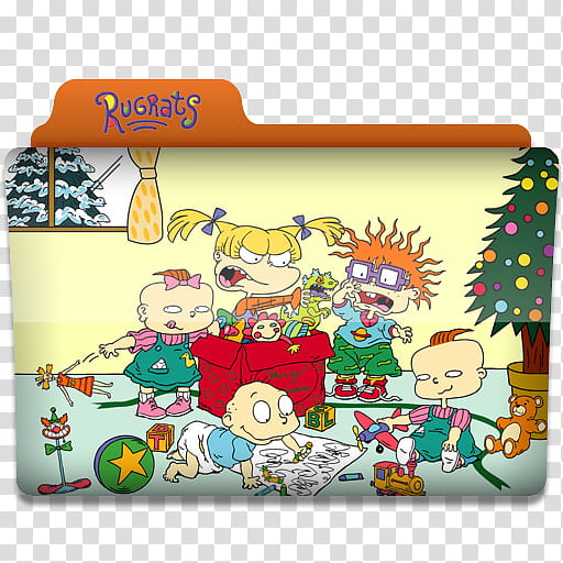 Windows TV Series Folders Q R, Rugrats poster transparent background PNG clipart