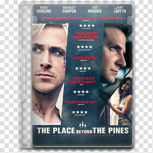 Movie Icon , The Place Beyond the Pines, The Place Beyond The Pines DVD case transparent background PNG clipart