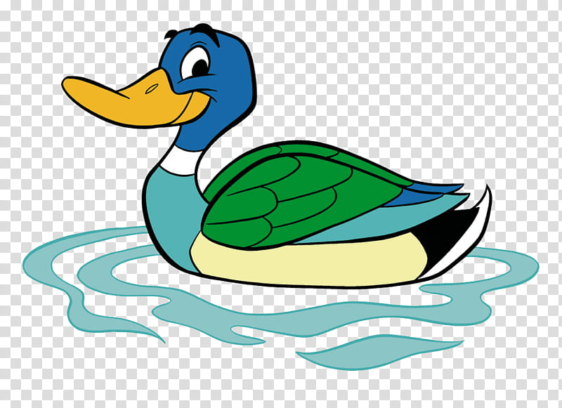 duck swimming clip art