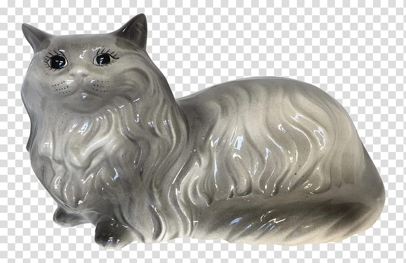 Cat, Whiskers, Lifesize, Figurine, Statue, Ceramic, Bookcase, Grey transparent background PNG clipart