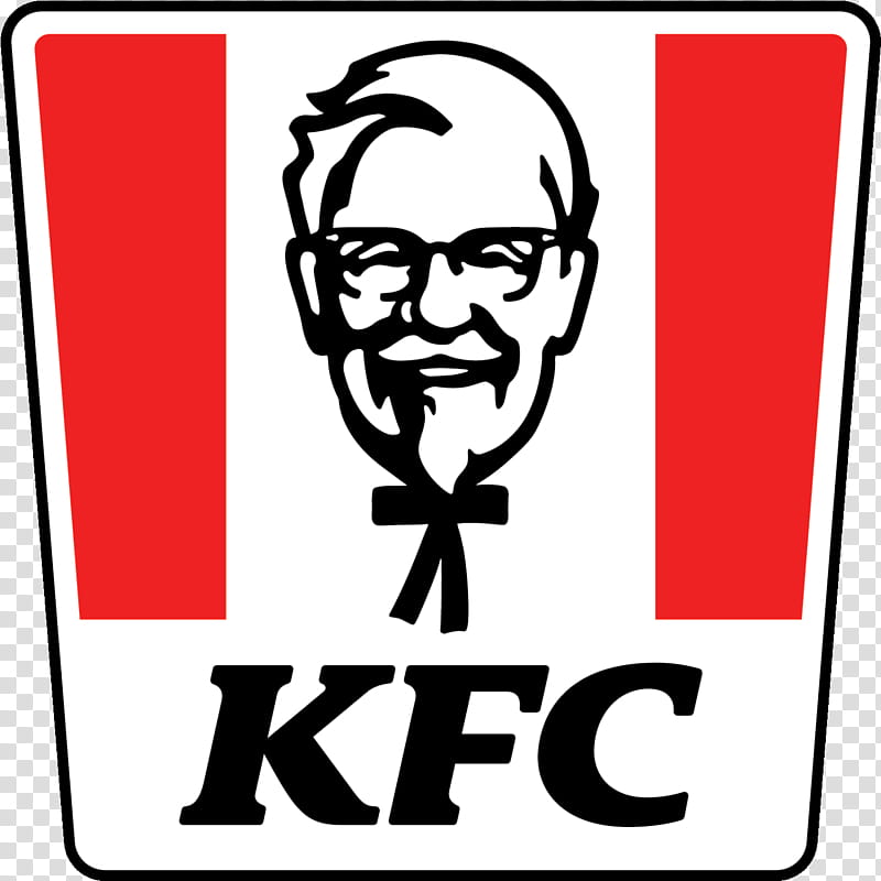 Kfc Logo, Colonel Sanders, Restaurant, Fast Food, Fast Food Restaurant, Chicken, Text, Cartoon transparent background PNG clipart
