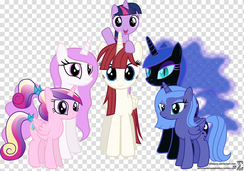 Alicorn Family (Filly Version), My Little Pony characters transparent background PNG clipart
