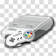 Gloss Dock Icons, Emulator_Nintendo_SNES, white game console transparent background PNG clipart