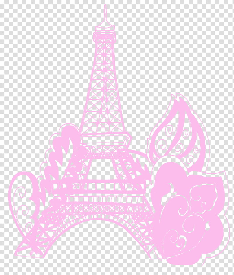 Eiffel Tower Drawing, Coloring Book, Tokyo Tower, Art In Paris, Line Art, Pink, Architecture, Magenta transparent background PNG clipart