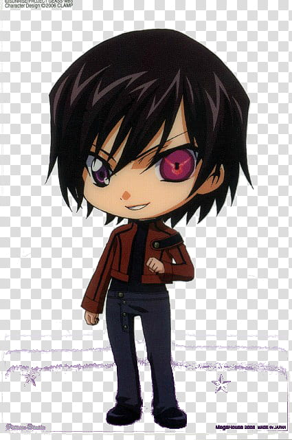 Lelouch Chibi transparent background PNG clipart