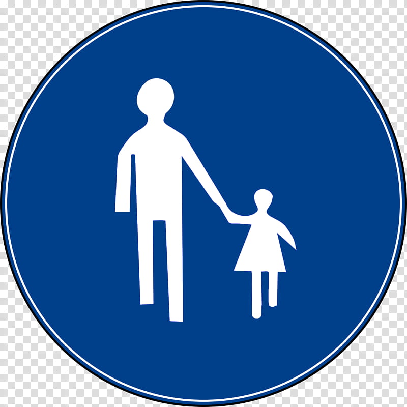 Street Sign, Traffic Sign, Pedestrian, Road, Mandatory Sign, Street Name Sign, Blue, Line transparent background PNG clipart