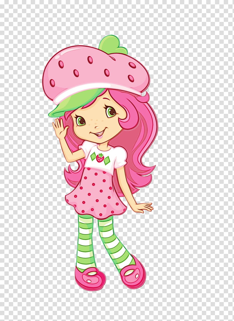 Strawberry Shortcake, Cartoon, Doll, Painting, Idea, Party, Strawberries, Adventure Time transparent background PNG clipart