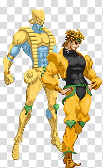 Dio Brando And The World transparent background PNG clipart