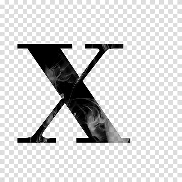, X letter illustration transparent background PNG clipart