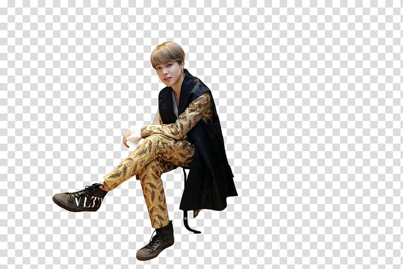 BTS Happy Chuseok, person with one leg to another leg transparent background PNG clipart