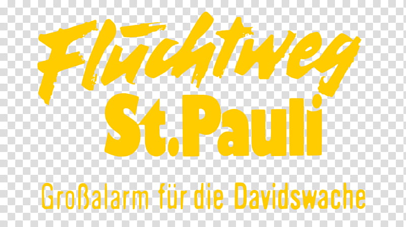 Fc St Pauli Text, Logo, Happiness, Fluchtweg, 2 Bundesliga, Yellow, Line, Area transparent background PNG clipart