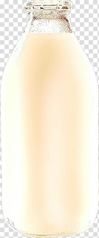 bottle drink milk dairy raw milk, Beige transparent background PNG clipart