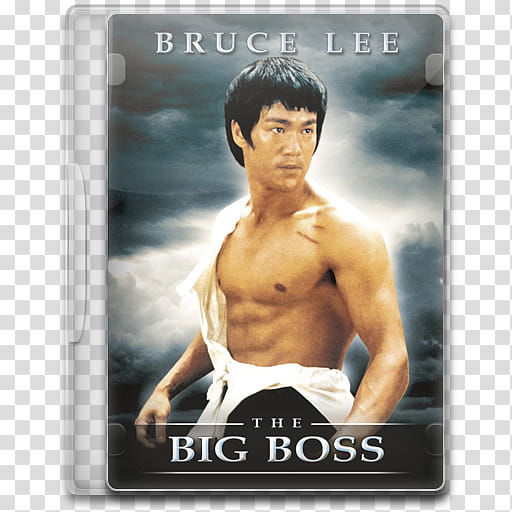 Movie Icon Mega , The Big Boss, The Big Boss Bruce Lee DVD case transparent background PNG clipart