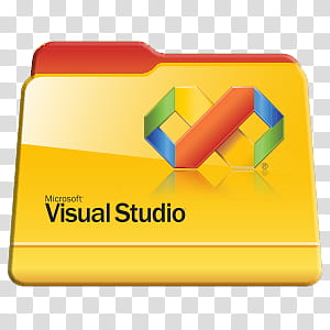 Program Files Folders Icon Pac, Microsoft Visual Studio, Microsoft Visual Studio folder illustration transparent background PNG clipart