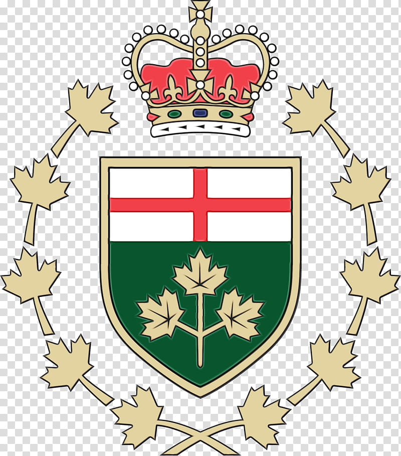 Flag, Ontario, Coat Of Arms Of Ontario, Flag Of Canada, Symbols Of Ontario, Coat Of Arms Of Newfoundland And Labrador, Escutcheon, Lieutenant Governor Of Ontario transparent background PNG clipart
