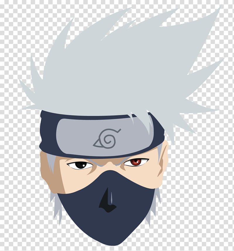 (WIP V) Kakashi Head transparent background PNG clipart