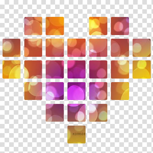 yellow and purple heart pixel transparent background PNG clipart