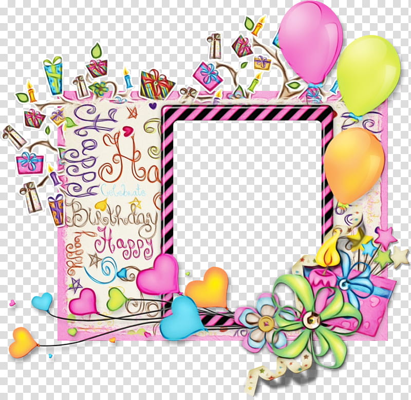 happy birthday frames png images