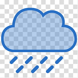 Stylish Weather Icons, cloud.dark.rain transparent background PNG clipart