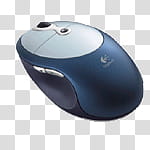 computer icons, blue and gray Logitech wireless computer mouse transparent background PNG clipart