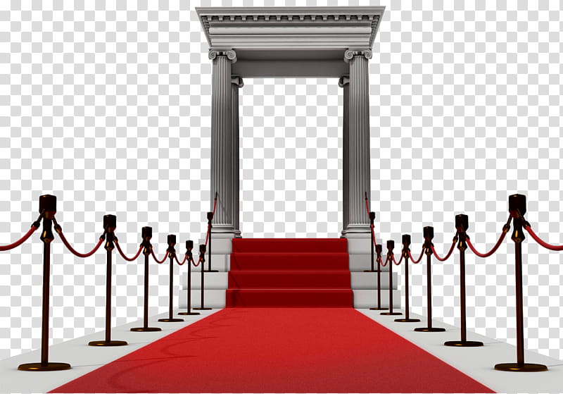 Red Carpet ByunCamis, red carpet and arc transparent background PNG clipart