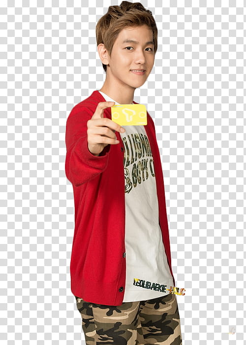 Baekhyun for CF SK Telecome transparent background PNG clipart