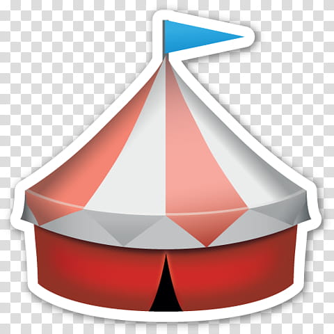 EMOJI STICKER , circus tent icon transparent background PNG clipart