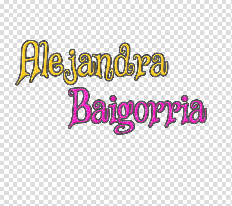 yellow and pink Alejandra Baigorria transparent background PNG clipart