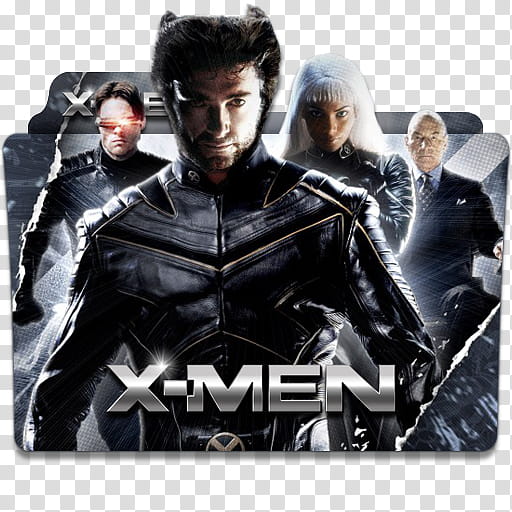 X Men Movie Collection Folder Icon , X Men, X-Men movie poster transparent background PNG clipart