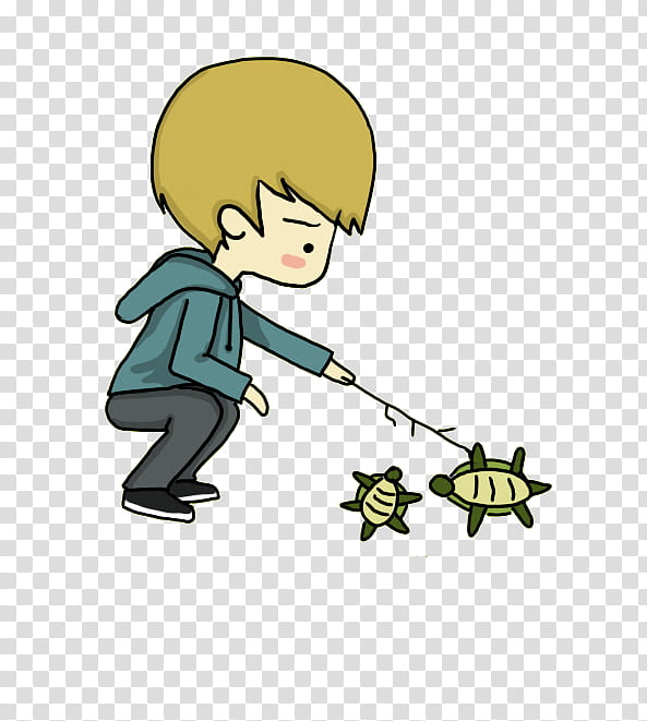 One Direction Caricaturas , boy playing with turtle transparent background PNG clipart