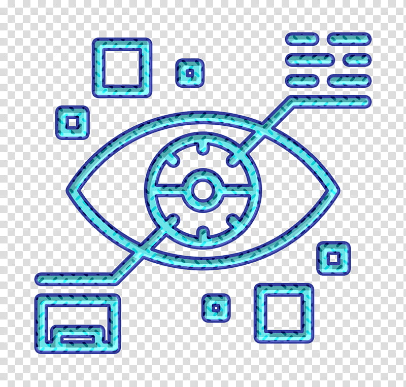Eye icon Future icon, Text, Line, Diagram, Circle transparent background PNG clipart