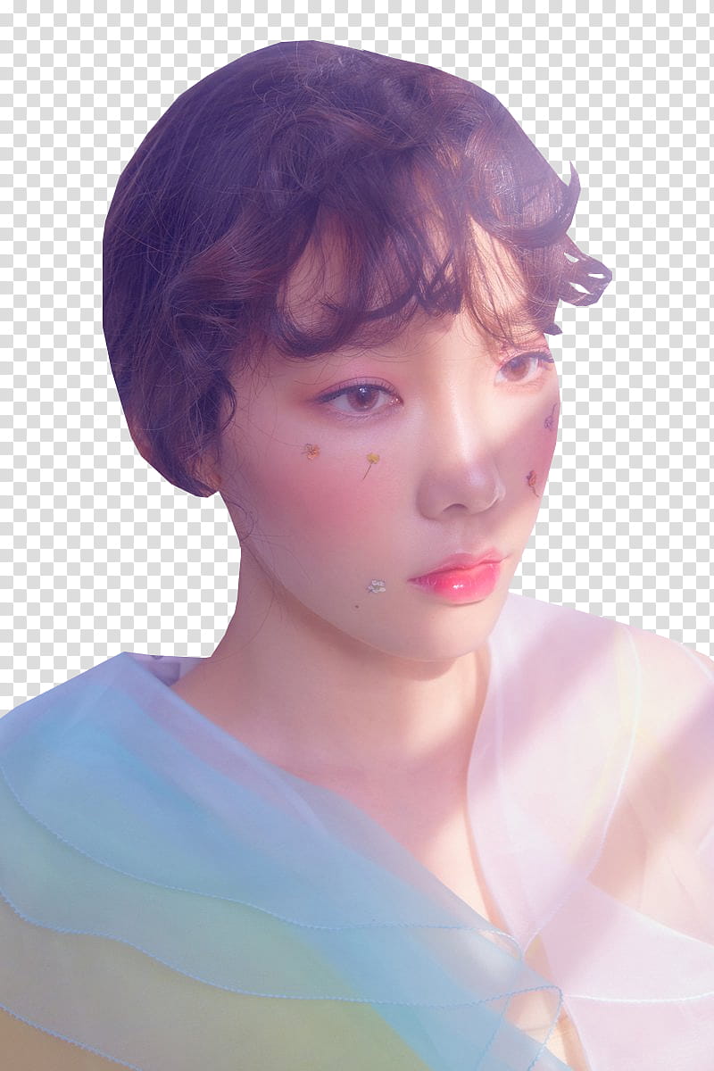 TAEYEON Make Me Love You HQ, woman wearing multicolored tulle top transparent background PNG clipart