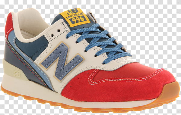 AESTHETIC, red and blue New Balance shoe transparent background PNG clipart