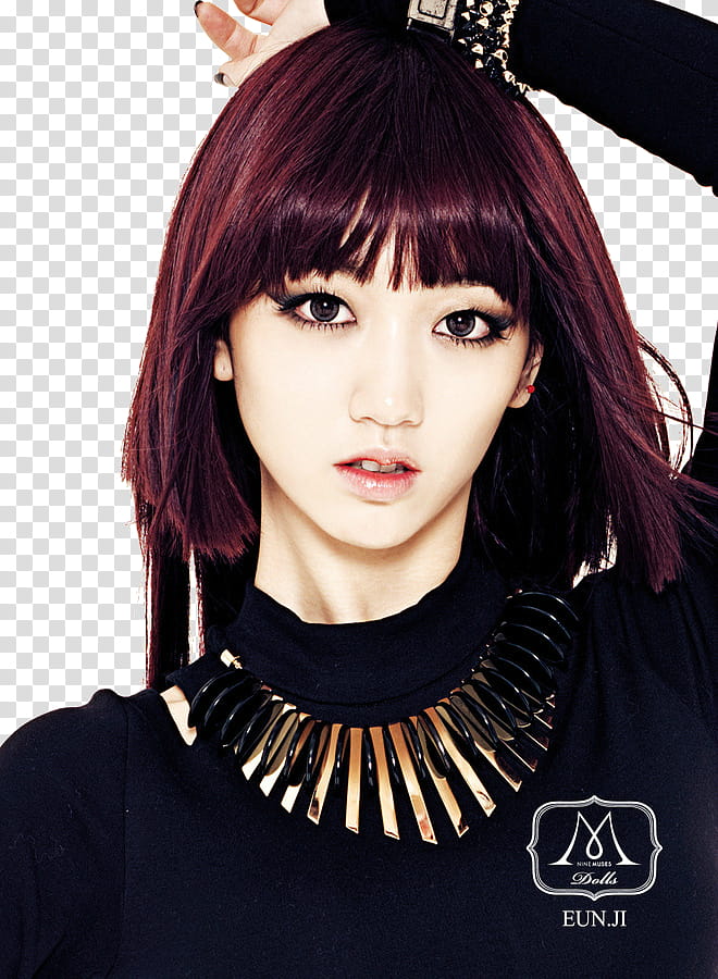 Render NINE MUSES Eunji transparent background PNG clipart