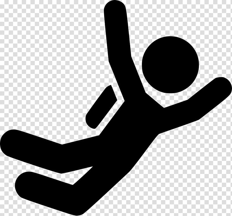 Base Jumping Hand, Bungee Jumping, Parachuting, Extreme Sport, Parachute, Black And White
, Finger, Line transparent background PNG clipart