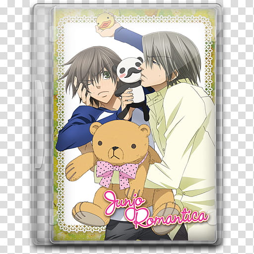 Junjo Romantica Series Folder Icon DVD , Junjo Series transparent background PNG clipart