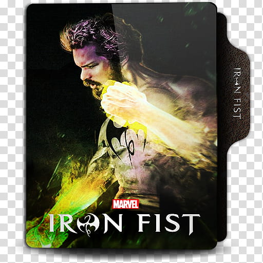 Marvel Iron Fist Series Folder Icon, IF MF () transparent background PNG clipart