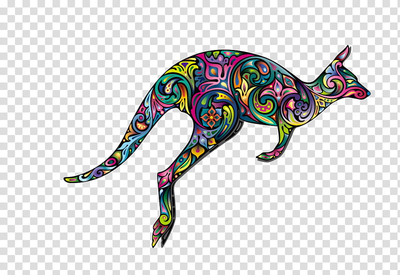 Koala, Kangaroo, Tattoo, Indigenous Australian Art, Tail, Animal Figure transparent background PNG clipart