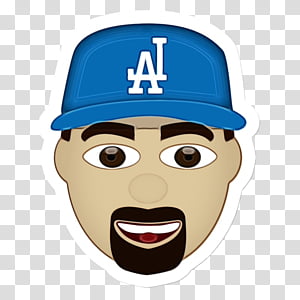 Emoji Los Angeles Dodgers Baseball Computer Icons Invasion of Privacy,  Emoji, blue, hat png